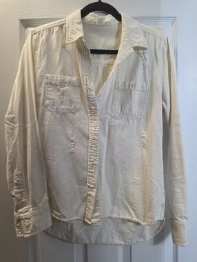 ROXY Cream Button-Up